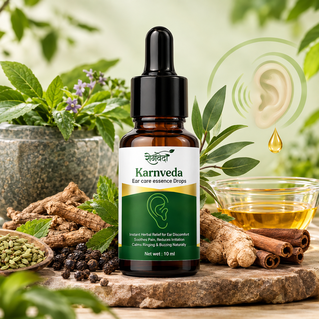Karnveda Complete Ear Care Combo – Drops + Capsules