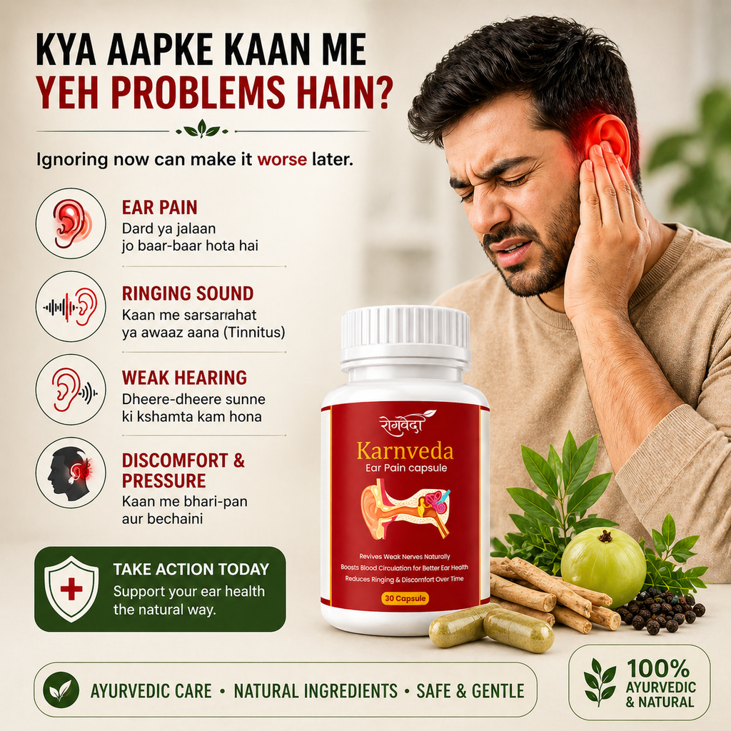 Karnveda Capsules – Ayurvedic Ear Care Supplement
