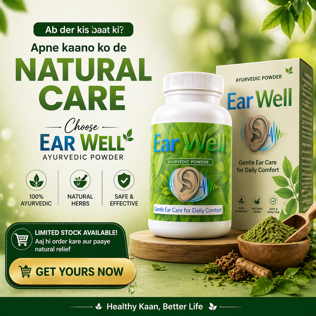 Ear Well Powder – Ayurvedic Herbal Ear Care Formula